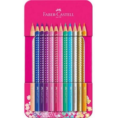 Faber-Castell Modèle 201737 Crayons de Couleur Multicolores - 12 pcs Faber-Castell Modèle 201737 Crayons de Couleur Multicolores - 12 pcs