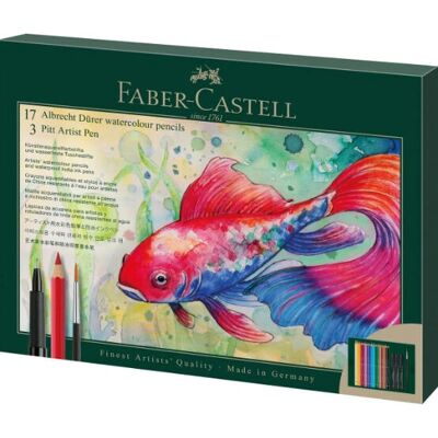 Faber-Castell Künstler-Set - 21 Mehrfarbige Stifte & Bleistifte Faber-Castell Künstler-Set - 21 Mehrfarbige Stifte & Bleistifte