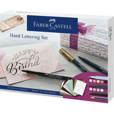 Zestaw do kaligrafii Faber-Castell - Wielokolorowy - 12 szt Zestaw do kaligrafii Faber-Castell - Wielokolorowy - 12 szt