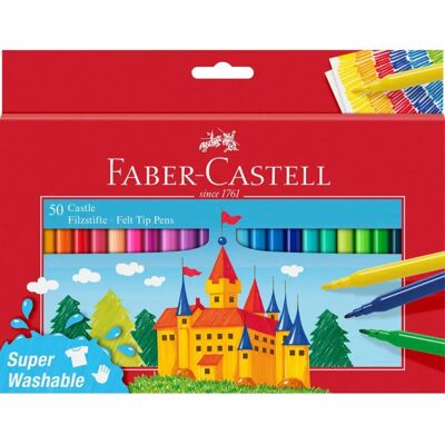 Faber-Castell Sekoitusväriset tusset - 50 kpl Faber-Castell Sekoitusväriset tusset - 50 kpl