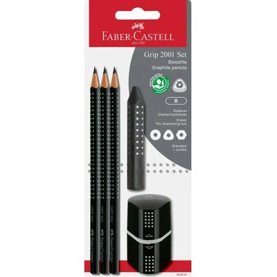Faber-Castell 580024 Grafitpennset B - Konstnärsmaterial Faber-Castell 580024 Grafitpennset B - Konstnärsmaterial