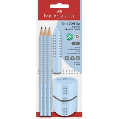Faber-Castell Kit crayons GRIP 2001 - Set de 3 crayons Faber-Castell Kit crayons GRIP 2001 - Set de 3 crayons
