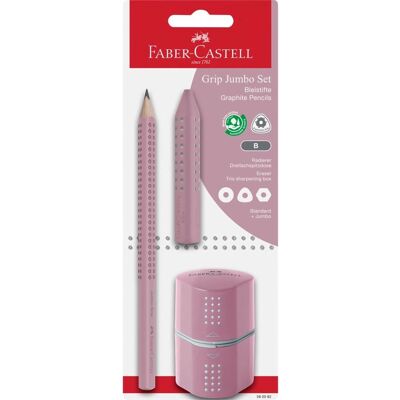 Faber-Castell Jumbo Grip B Blyertspennsset - Blyertspensset Faber-Castell Jumbo Grip B Blyertspennsset - Blyertspensset