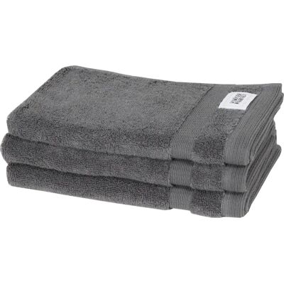 SCHÖNER WOHNEN-KOLLEKTION Cuddly Gästehandtuch - Grau (anthrazit) - Guest Towel SCHÖNER WOHNEN-KOLLEKTION Cuddly Gästehandtuch - Grau (anthrazit) - Guest Towel