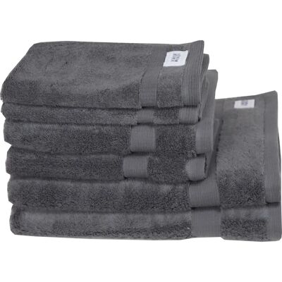 SCHÖNER WOHNEN-KOLLEKTION Cuddly Grau 6-teilige Handtuch-Set - Badezimmer SCHÖNER WOHNEN-KOLLEKTION Cuddly Grau 6-teilige Handtuch-Set - Badezimmer