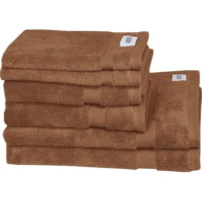 SCHÖNER WOHNEN-KOLLEKTION Cuddly Handtuch Set - 6 St., Braun SCHÖNER WOHNEN-KOLLEKTION Cuddly Handtuch Set - 6 St., Braun