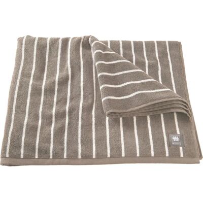 Musterring Needlestripe Badetuch - 100x150cm, Grau, Jacquard, Baumwolle Musterring Needlestripe Badetuch - 100x150cm, Grau, Jacquard, Baumwolle