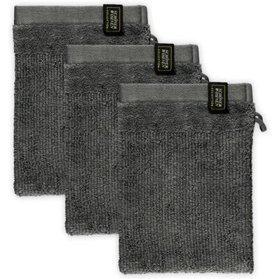 Schöner Wohnen Sense - Grau - 16x21 cm - Waschhandschuh Schöner Wohnen Sense - Grau - 16x21 cm - Waschhandschuh