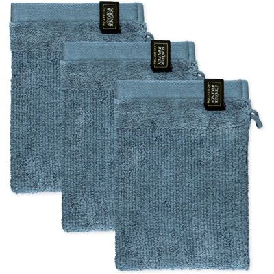 Schöner Wohnen - Sense - Blau - 16x21 cm - Waschhandschuh Schöner Wohnen - Sense - Blau - 16x21 cm - Waschhandschuh
