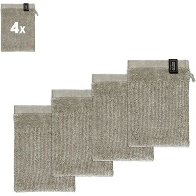 Schöner Wohnen Sense Beiger Baumwoll-Waschlappen - Waschhandschuh Schöner Wohnen Sense Beiger Baumwoll-Waschlappen - Waschhandschuh