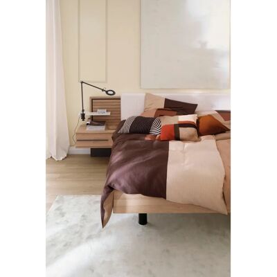 Schöner Wohnen Art Burgunder Satin Bettwäsche - Bettwäsche-Set Schöner Wohnen Art Burgunder Satin Bettwäsche - Bettwäsche-Set