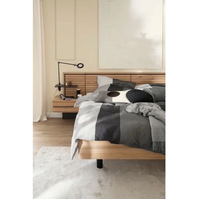SCHÖNER WOHNEN-KOLLEKTION Art Grau Satin Bettwäsche - Bettwäsche SCHÖNER WOHNEN-KOLLEKTION Art Grau Satin Bettwäsche - Bettwäsche
