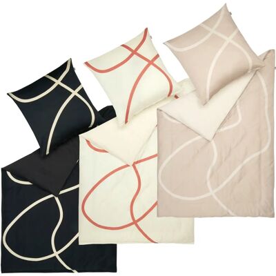Musterring Artsy Weiße Satin Bettwäsche - Bett- & Kissenbezüge Musterring Artsy Weiße Satin Bettwäsche - Bett- & Kissenbezüge