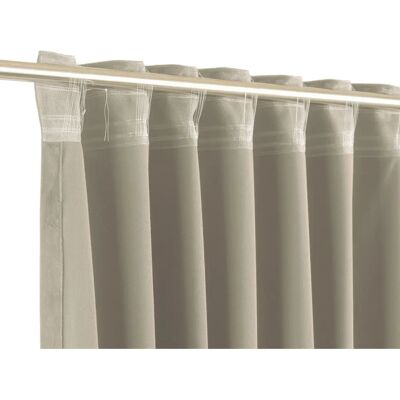 Musterring Samtvorhang - Verdeckte Schlaufen - 250cm x 130cm Musterring Samtvorhang - Verdeckte Schlaufen - 250cm x 130cm