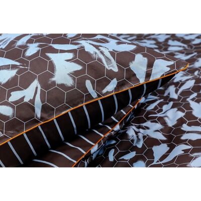 Esprit Noel Blaue Satin Bettwäsche - Bettwäsche Esprit Noel Blaue Satin Bettwäsche - Bettwäsche