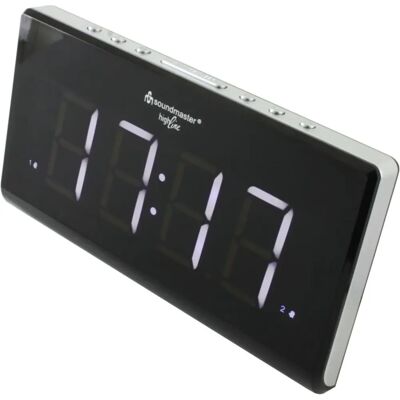 Soundmaster UR8400 Radio Wecker - Digital, Doppelte Wecker, Großes Display Soundmaster UR8400 Radio Wecker - Digital, Doppelte Wecker, Großes Display