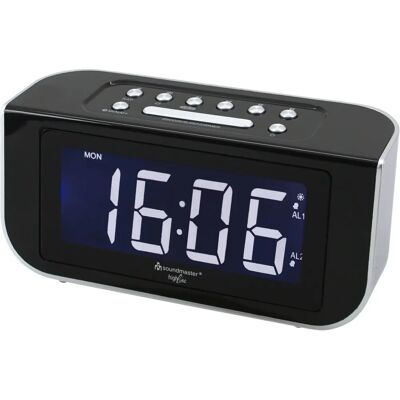 Soundmaster FUR4005 Radio-wekker - FM, Dimbaar Display, Alarm Soundmaster FUR4005 Radio-wekker - FM, Dimbaar Display, Alarm