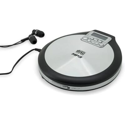 Soundmaster CD9220 Przenośny odtwarzacz CD Czarny, Stal nierdzewna - Odtwarzacz CD Soundmaster CD9220 Przenośny odtwarzacz CD Czarny, Stal nierdzewna - Odtwarzacz CD