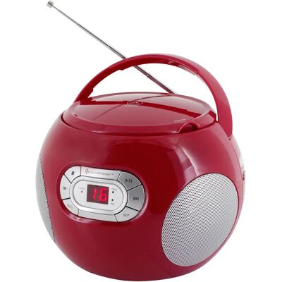 Riproduttore CD portatile Soundmaster SCD2120 - Portatile, FM, CD-RW Riproduttore CD portatile Soundmaster SCD2120 - Portatile, FM, CD-RW