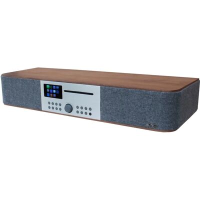 Soundmaster ICD2018 Bærbart stereoanlæg - Analog & digital radio - 80 W - Grå Soundmaster ICD2018 Bærbart stereoanlæg - Analog & digital radio - 80 W - Grå