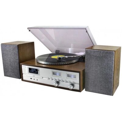 Soundmaster PL880 Bluetooth Gramofon - Winyl, CD, USB - 2x 12,5W Głośniki - FM/DAB+ Soundmaster PL880 Bluetooth Gramofon - Winyl, CD, USB - 2x 12,5W Głośniki - FM/DAB+