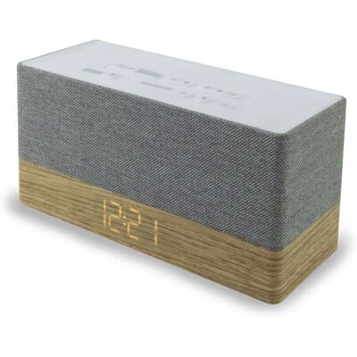 Soundmaster UR620 Funkwecker - FM Bluetooth USB - Analog Grau - Radiowecker Soundmaster UR620 Funkwecker - FM Bluetooth USB - Analog Grau - Radiowecker