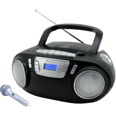 Radio compatta Soundmaster SCD5800SW - FM, MP3, Cassetta, Luci LED Radio compatta Soundmaster SCD5800SW - FM, MP3, Cassetta, Luci LED