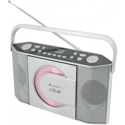 Soundmaster RCD1755SI Tragbares Stereo-System - MP3 Wiedergabe Soundmaster RCD1755SI Tragbares Stereo-System - MP3 Wiedergabe