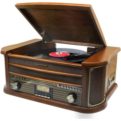 Soundmaster NR565DAB Retro Audio Turntable - Musiksystem Soundmaster NR565DAB Retro Audio Turntable - Musiksystem