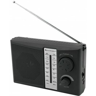 Soundmaster TR490SW Tragbares Analogradio Schwarz - UKW/MW Soundmaster TR490SW Tragbares Analogradio Schwarz - UKW/MW