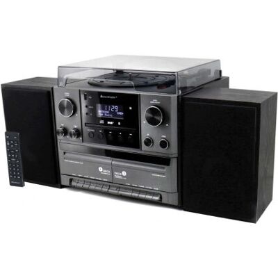 Soundmaster MCD5600SW Hjemme-Audiosystem - DAB+/FM, Bluetooth, CD, USB, Kassett Soundmaster MCD5600SW Hjemme-Audiosystem - DAB+/FM, Bluetooth, CD, USB, Kassett