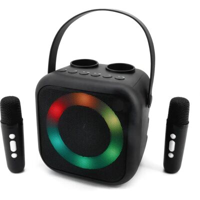 Soundmaster BT2024SW Système de Karaoké - Sans Fil, Portable, Micro Soundmaster BT2024SW Système de Karaoké - Sans Fil, Portable, Micro