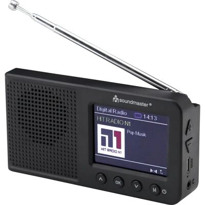 Soundmaster DAB175SW Bärbar Digital & Analog Radio Svart - Radio Soundmaster DAB175SW Bärbar Digital & Analog Radio Svart - Radio
