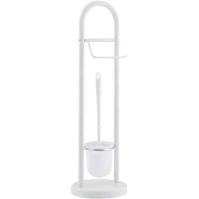 AXENTIA - WC-Garnitur - Blanco - 64.5 cm - Juego cepillos baño AXENTIA - WC-Garnitur - Blanco - 64.5 cm - Juego cepillos baño