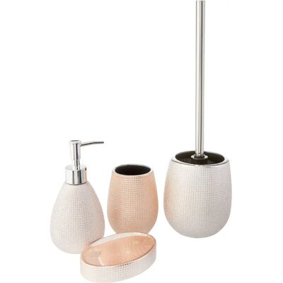 AXENTIA Hollywood Roséguld Badrumsset - Badrumstillbehör AXENTIA Hollywood Roséguld Badrumsset - Badrumstillbehör