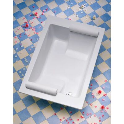 OTTOFOND Maharaja Weiße Badewanne mit 2 Nackenrollen - Badewanne OTTOFOND Maharaja Weiße Badewanne mit 2 Nackenrollen - Badewanne