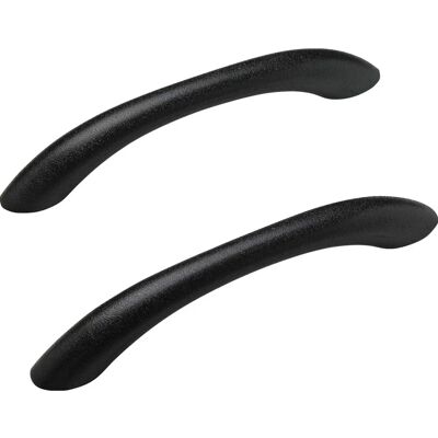 Ottofond Atlanta Duo Badewannen Griffset - Metall, Schwarz Ottofond Atlanta Duo Badewannen Griffset - Metall, Schwarz