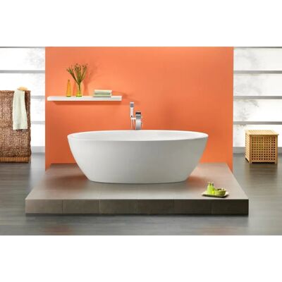 OTTOFOND Latina Freistehende Badewanne - oval - weiß OTTOFOND Latina Freistehende Badewanne - oval - weiß