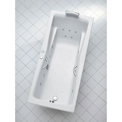 Whirlpool-Badewanne OTTOFOND Atlanta - 170x75 cm, weiß, mit LED-Licht Whirlpool-Badewanne OTTOFOND Atlanta - 170x75 cm, weiß, mit LED-Licht