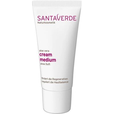 Santaverde Aloë Vera Crème Medium - Zonder parfum 30ml Santaverde Aloë Vera Crème Medium - Zonder parfum 30ml