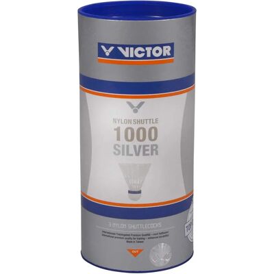 VICTOR Shuttle de Nylon para Badminton - Curva Estável para Treinamento VICTOR Shuttle de Nylon para Badminton - Curva Estável para Treinamento