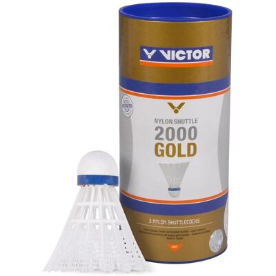Victor Fehér Nylon Shuttle 2000 Gold - 6DB Verseny/Edzés - Modell 2000 Gold Victor Fehér Nylon Shuttle 2000 Gold - 6DB Verseny/Edzés - Modell 2000 Gold