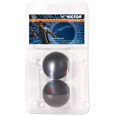VICTOR 17050 Squashball - Vermelho - Bola de squash VICTOR 17050 Squashball - Vermelho - Bola de squash