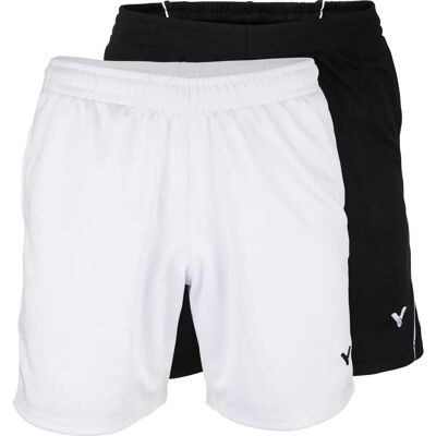 Pantalones cortos deportivos unisex blancos de Victor - Shorts Pantalones cortos deportivos unisex blancos de Victor - Shorts