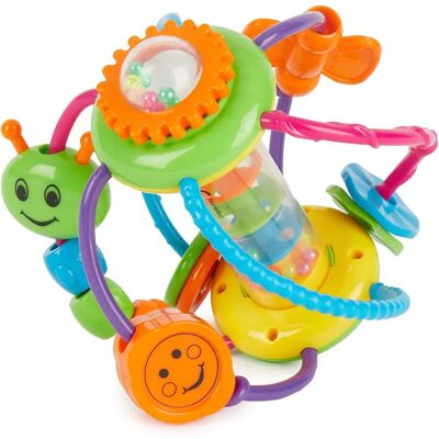 Bieco Bola Motriz - Desenvolvimento motor, Cores vivas, Chocalhos - Bola Motriz Bieco Bola Motriz - Desenvolvimento motor, Cores vivas, Chocalhos - Bola Motriz