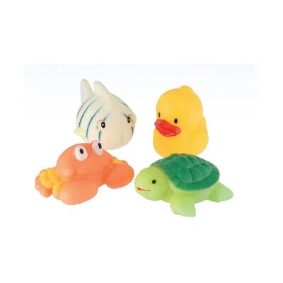 Bieco - 27-003512 - Multicolore - Set da 4 - Giocattoli da bagno Bieco - 27-003512 - Multicolore - Set da 4 - Giocattoli da bagno