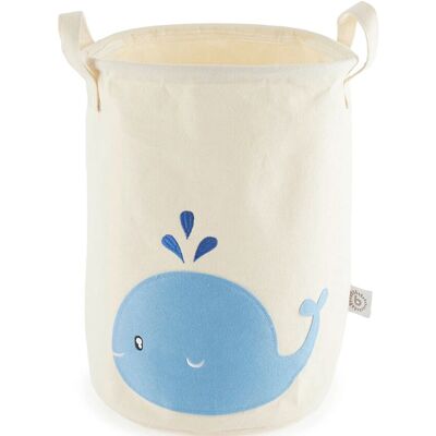 Bieco - 04000470 - Beige - Baleine - Panier de rangement jouets - Publicité Bieco - 04000470 - Beige - Baleine - Panier de rangement jouets - Publicité