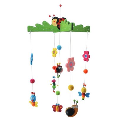 Bieco 23-021096 Babyhängespielzeug - Mobile mit Insekten & Blumen Bieco 23-021096 Babyhängespielzeug - Mobile mit Insekten & Blumen