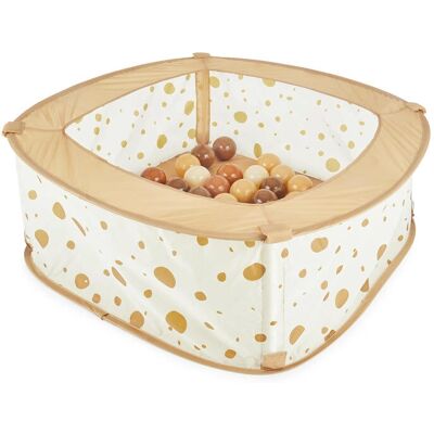 Bieco Beigefarbene Punkte Pop-up Ballgrube - Baby & Kleinkind Spiel Bieco Beigefarbene Punkte Pop-up Ballgrube - Baby & Kleinkind Spiel