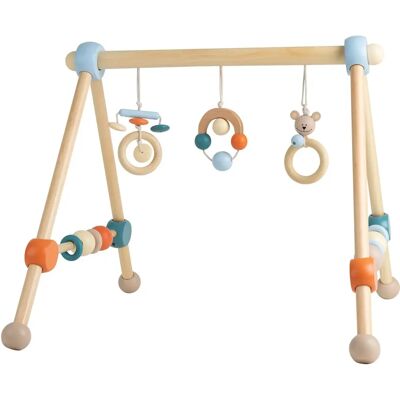 Bieco Ghirlanda di attività in legno - Arco di gioco multicolore - Giocattolo per lo sviluppo del bambino Bieco Ghirlanda di attività in legno - Arco di gioco multicolore - Giocattolo per lo sviluppo del bambino